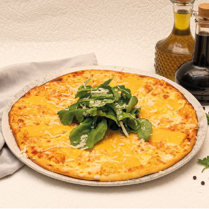FOUR-CHEESE PIZZA