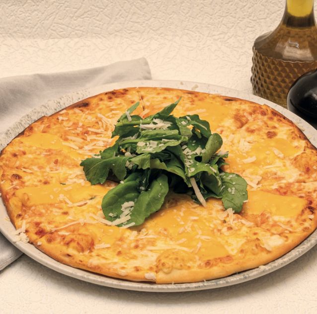 FOUR-CHEESE PIZZA