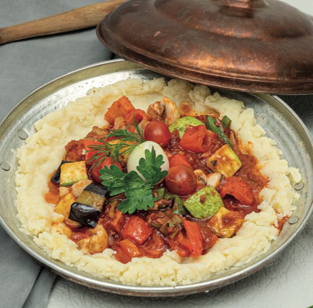 VEGETABLE DISH WITH